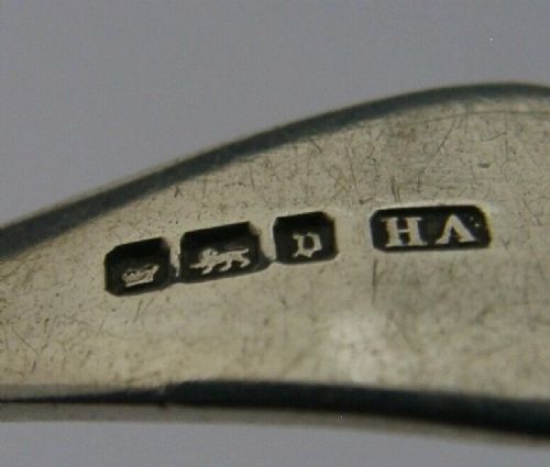 ANTIQUE STERLING SILVER CADDY SPOON DOG NOSE PATTERN 1913 View VI