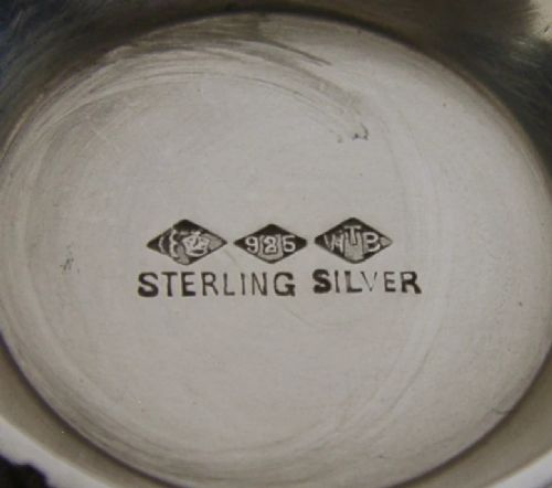 A pear-shaped mid-century sterling silver cream jug featuring a fluted rim, a matching fluted foot ring, and a single loop handle. View VIII