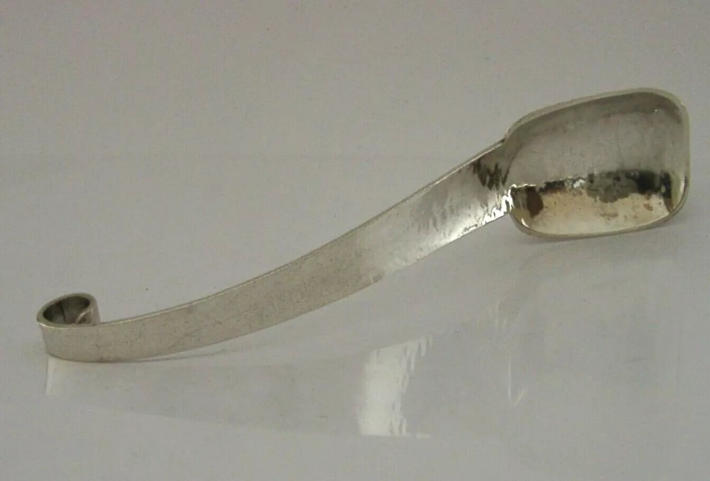 RARE SCOTTISH DUNDEE STERLING SILVER ARTS & CRAFTS SPOON 1949 BERNARD HARRINGTON