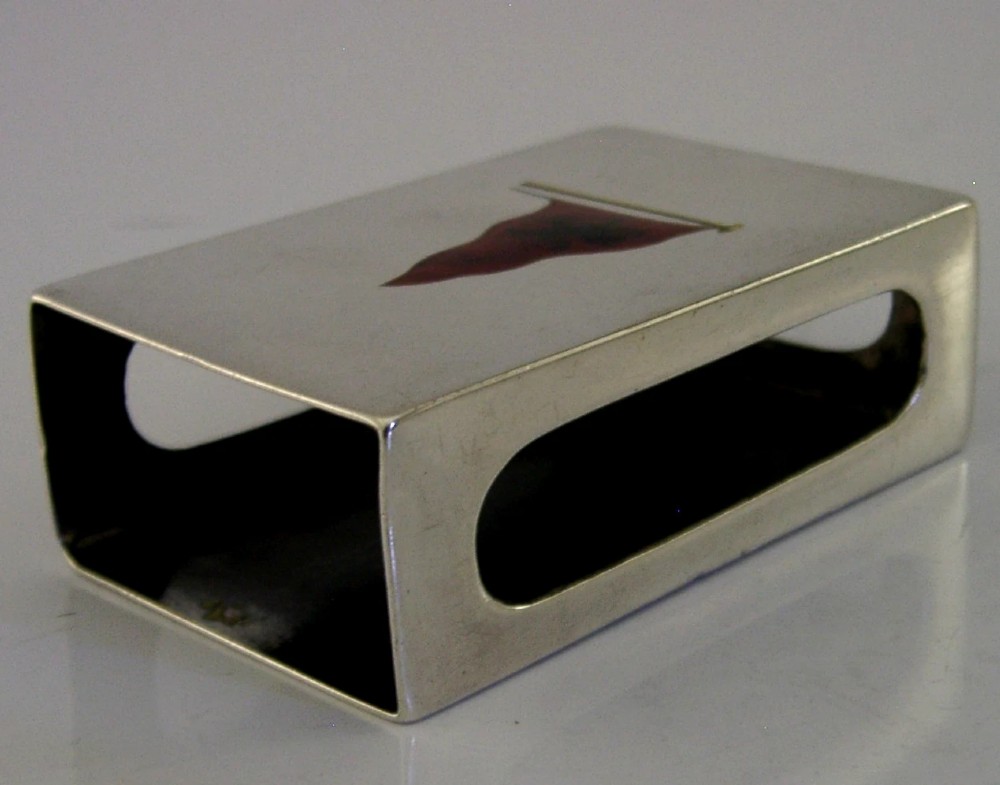 48g STERLING SILVER LONDON CORINTHIAN SAILING CLUB MATCHBOX VESTA CASE 1936 View IV