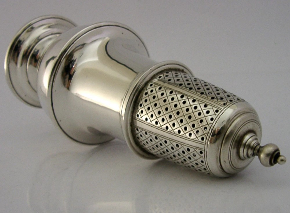 HEAVY 185g STERLING SILVER SUGAR CASTER SHAKER LONDON 1965 SUPERB View IV