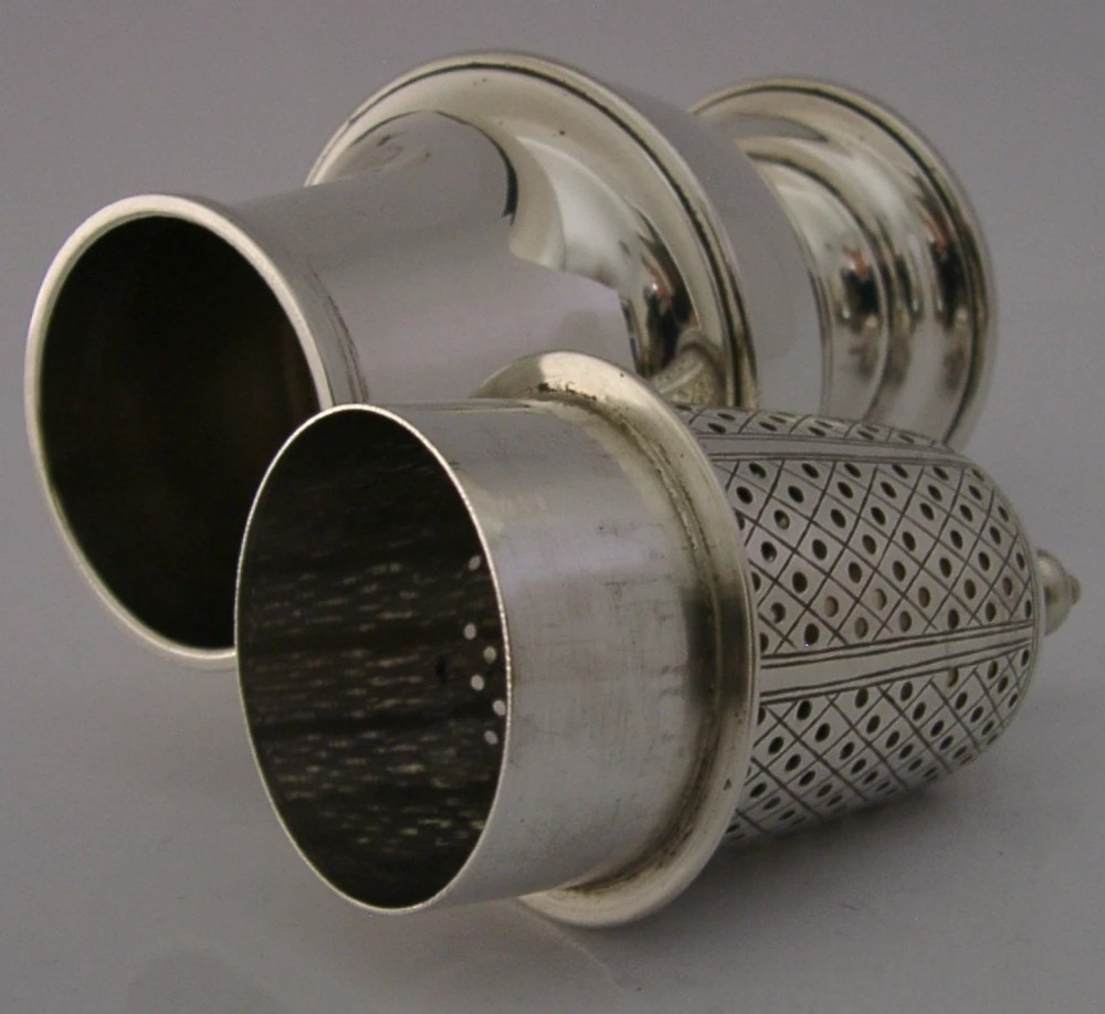 HEAVY 185g STERLING SILVER SUGAR CASTER SHAKER LONDON 1965 SUPERB View VII