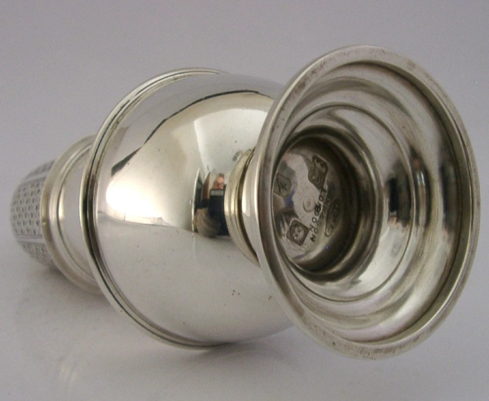 HEAVY 185g STERLING SILVER SUGAR CASTER SHAKER LONDON 1965 SUPERB View IX