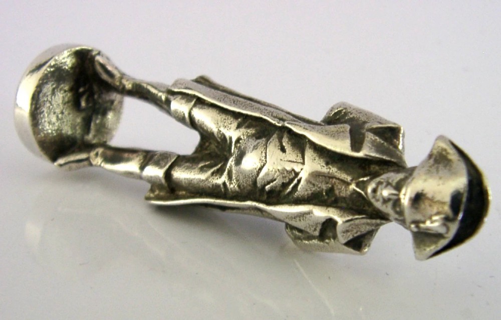 HEAVY 52g ANTIQUE SOLID SILVER TAMPER WAX SEAL NAPOLEON c1900 View IV