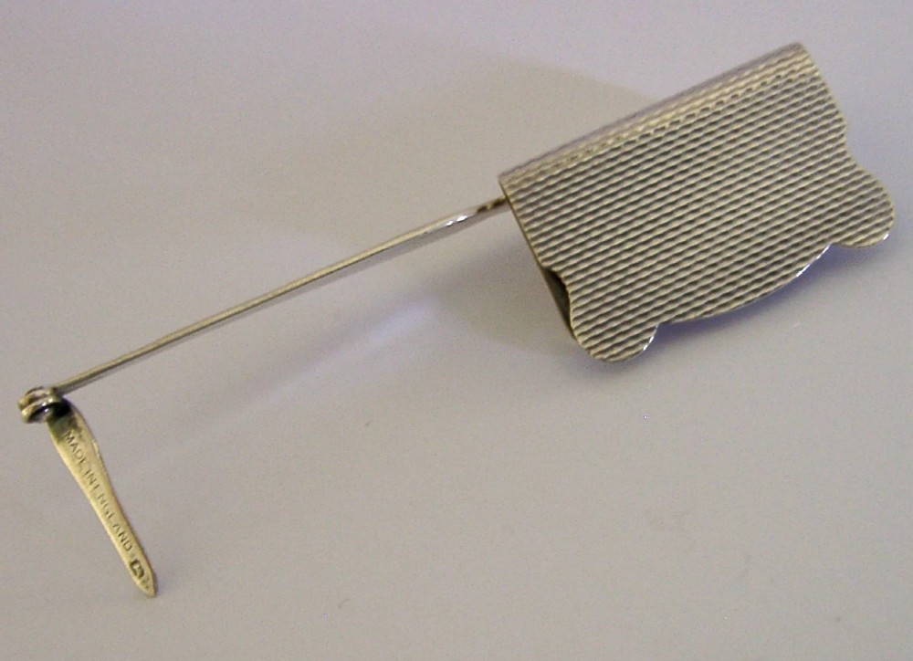 ASPREY SOLID STERLING SILVER MECHANICAL BOOKMARK 1953