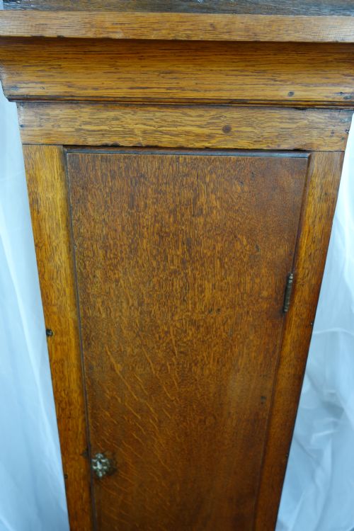 fig 1. 18th Century Early Georgian ( George II / George III ) Oak 8 Day Grandfather or Long Case (Longcase) Clock by John Stancliffe (I) of Halifax (Yorks)