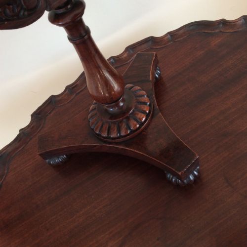 WILLIAM IV ROSEWOOD TABLE FACE SCREEN - ADDITIONAL PHOTO 1