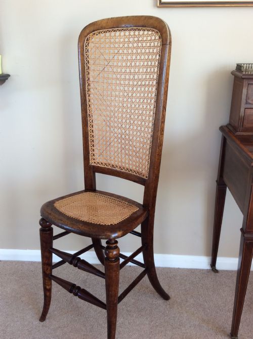 VICTORIAN CORRECTION CHAIR WITH CANE SEAT AND BACK - ADDITIONAL PHOTO 3