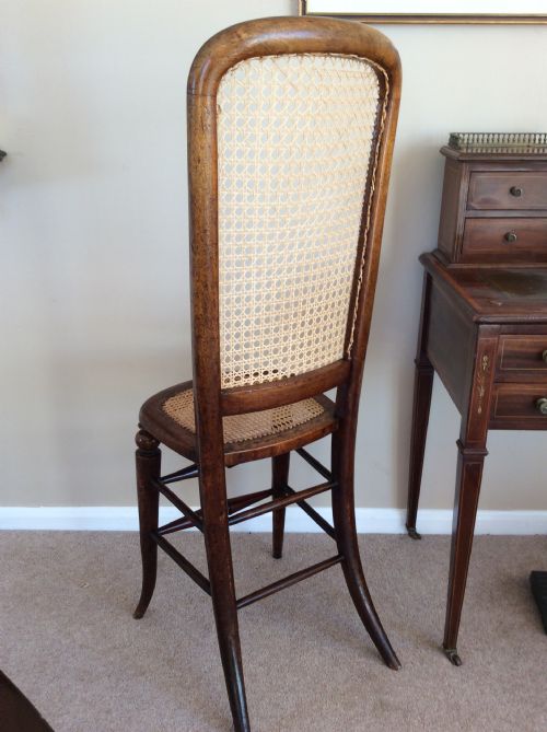 VICTORIAN CORRECTION CHAIR WITH CANE SEAT AND BACK - ADDITIONAL PHOTO 4