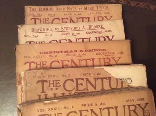 fig 2. Collection Scribner’s/ Century Illustrated Magazines 1880 - 1910