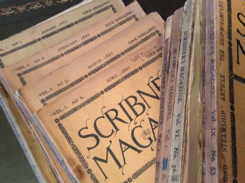 fig 1. Collection Scribner’s/ Century Illustrated Magazines 1880 - 1910