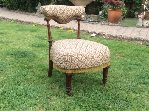 C19th Gillow Stamped Chair Bedroom Boudoir Parlour
