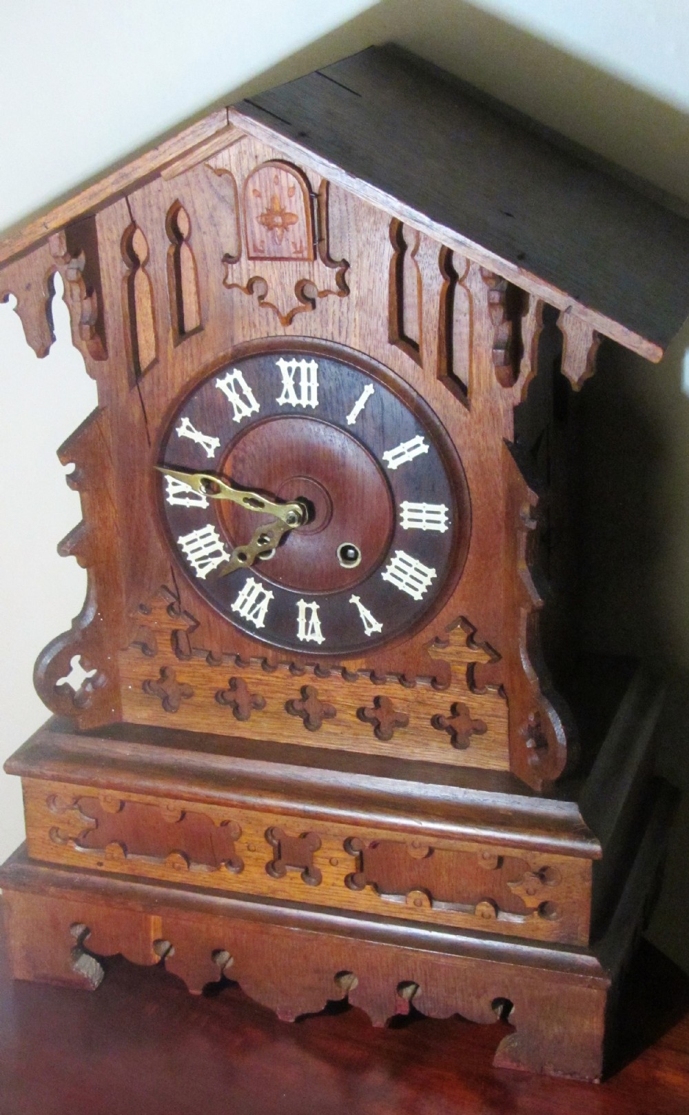 BLACK FOREST CUCKOO SHELF OR TABLE CLOCK CIRCA 1880