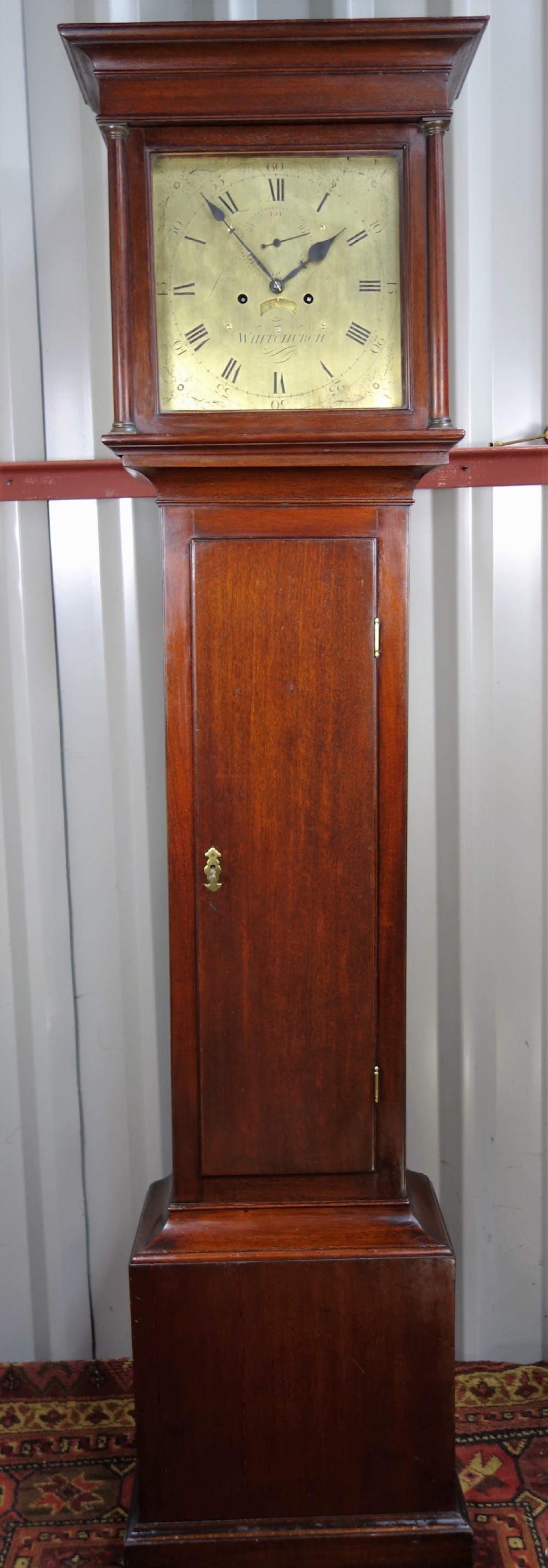 18th Century Georgian (Georgian III) Mahogany Grandfather or Long Case (Longcase) Clock circa 1791 by John Cook of Whitchurch (Hants)