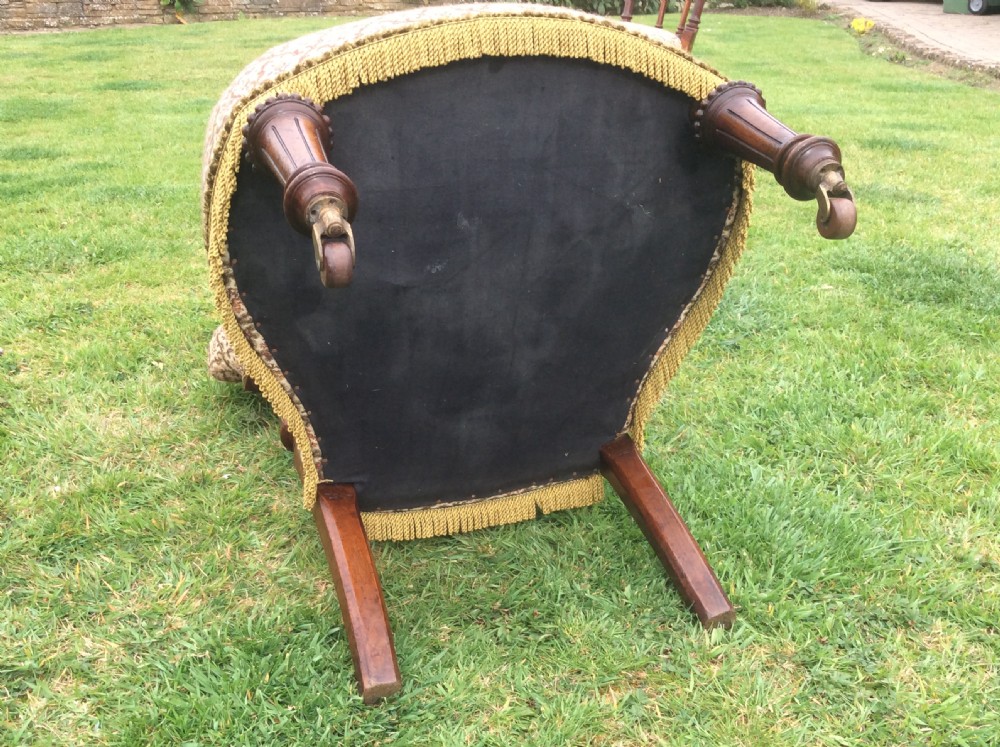 C19th GILLOW stamped chair bedroom boudoir parlour View XI
