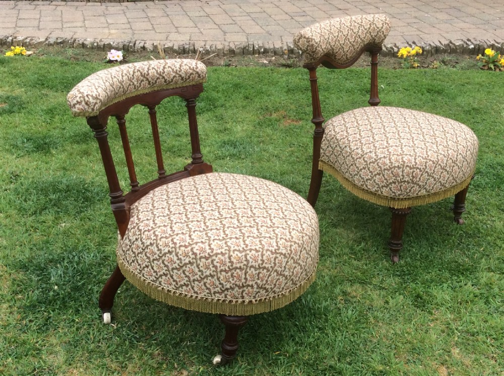 C19th GILLOW stamped chair bedroom boudoir parlour View XIV