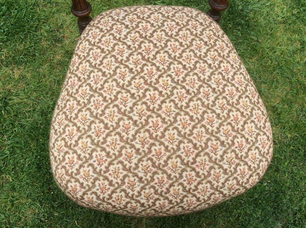 C19th GILLOW stamped chair bedroom boudoir parlour View XVI