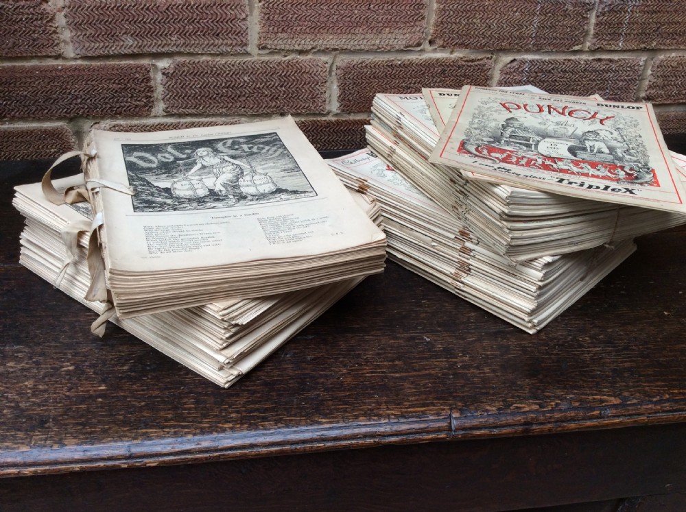 Large Qty Punch Magazines 1937 - 1940’s inc WWII issues
