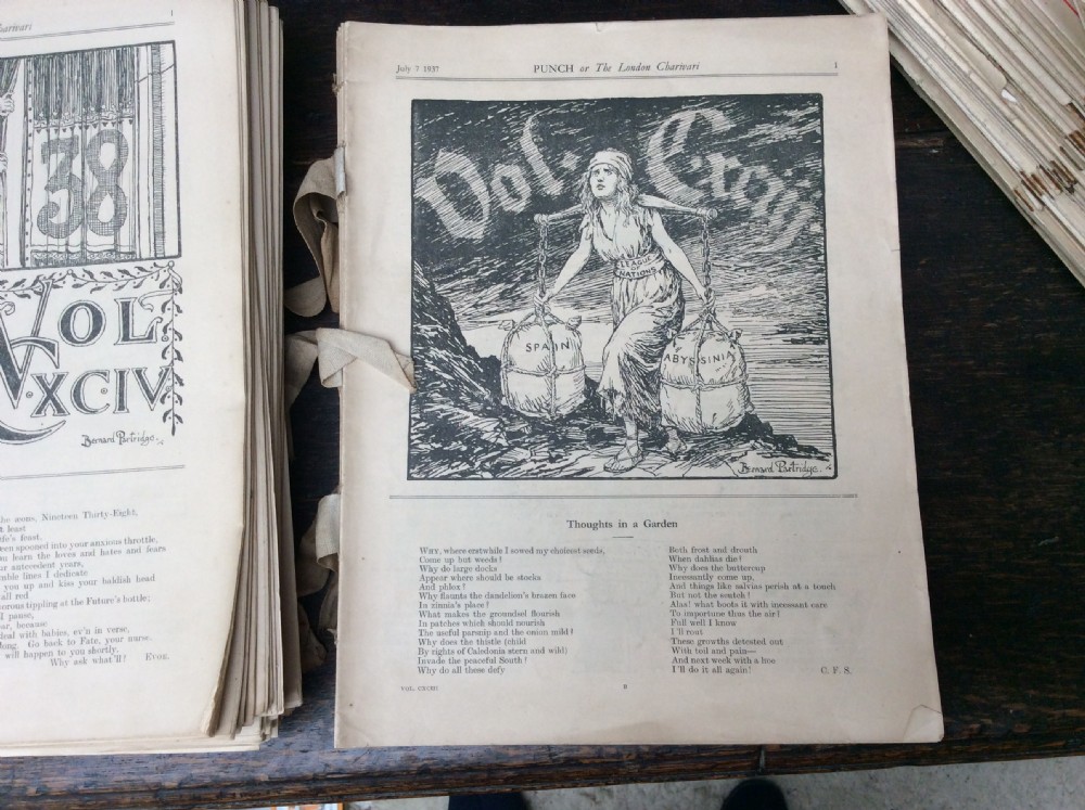 Large Qty Punch Magazines 1937 - 1940’s inc WWII issues View III