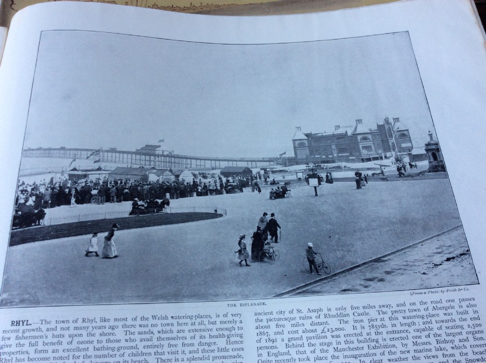Round the Coast magazines 1895 / 12 albums of pictures of resorts View V