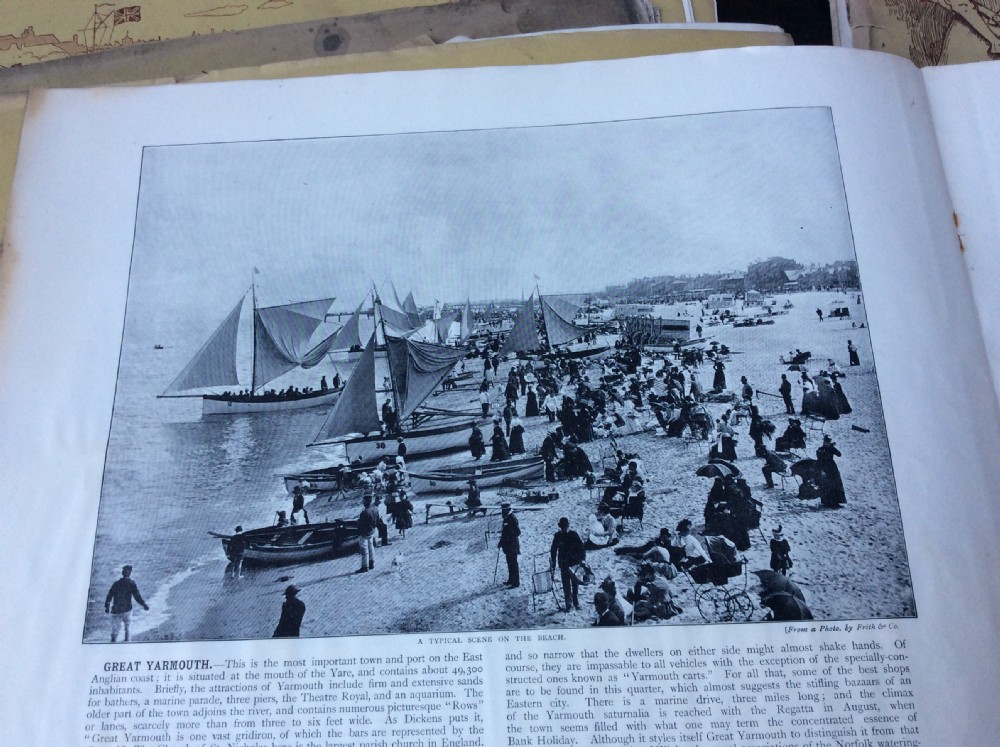 Round the Coast magazines 1895 / 12 albums of pictures of resorts View IX