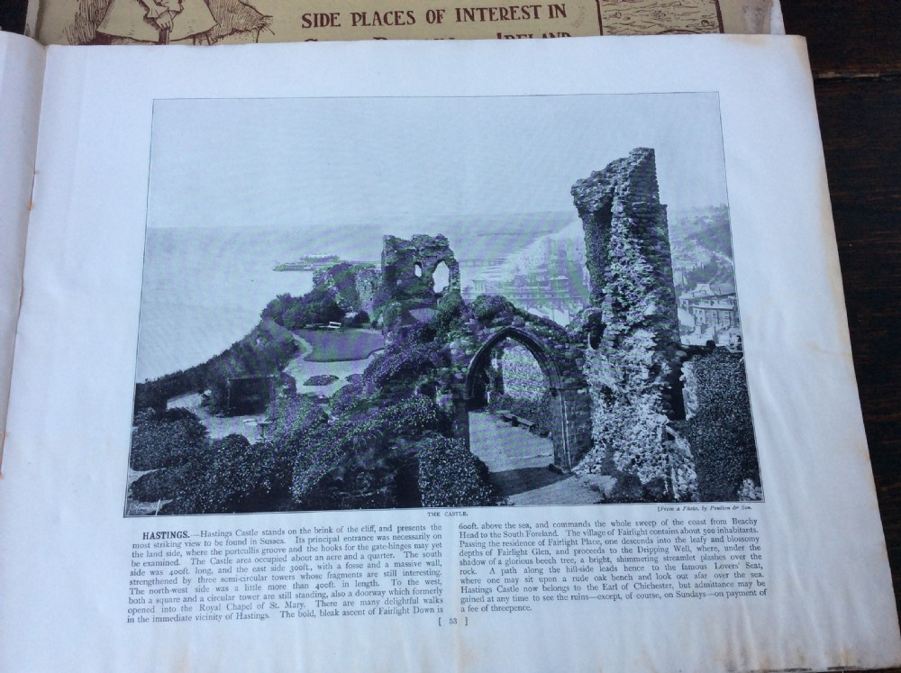 Round the Coast magazines 1895 / 12 albums of pictures of resorts View XIII