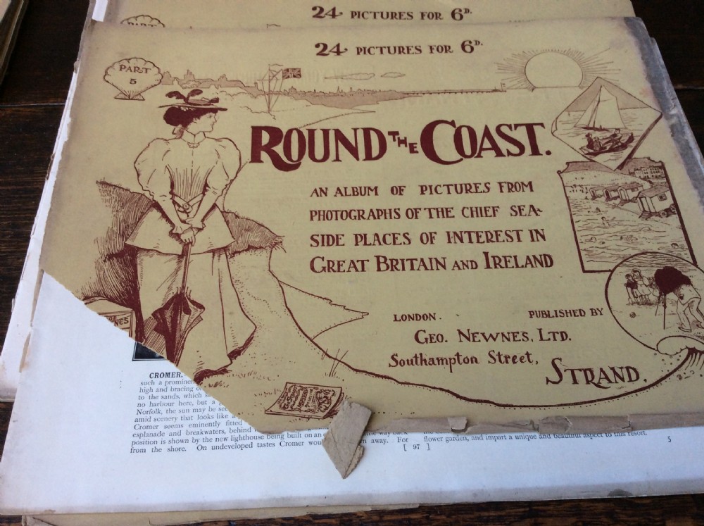 Round the Coast magazines 1895 / 12 albums of pictures of resorts View XIV