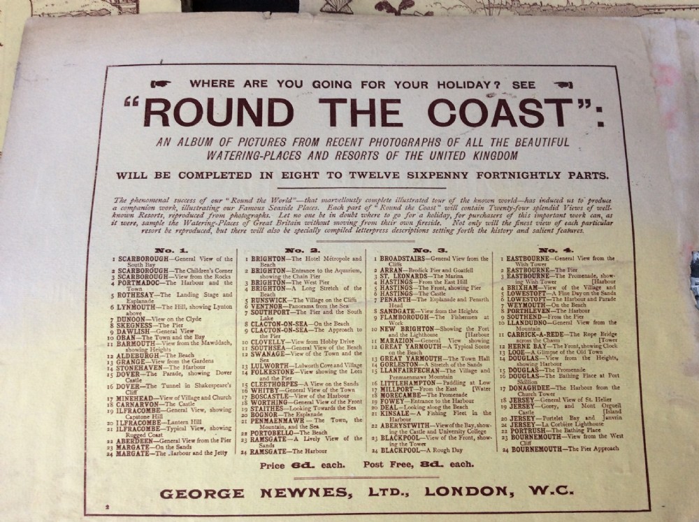 Round the Coast magazines 1895 / 12 albums of pictures of resorts View XV