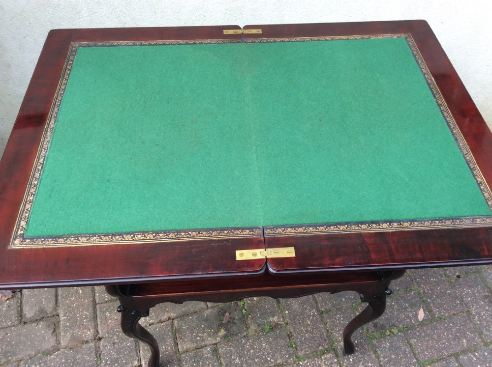 Mahogany card / games table  View V