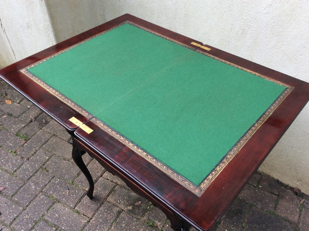Mahogany card / games table  View VI