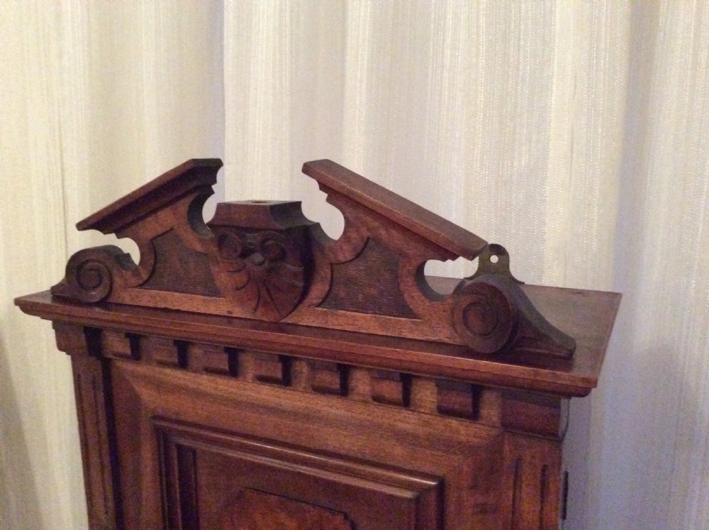 Victorian Walnut Wall Medicine Cabinet View IV