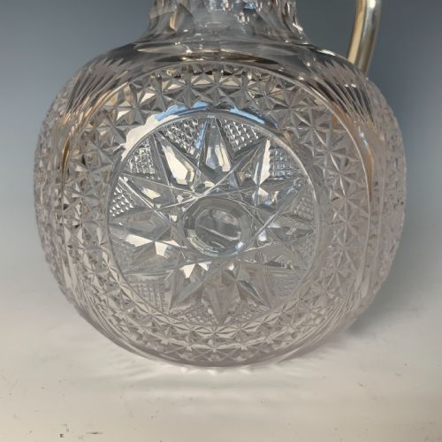 VICTORIAN SILVER PLATED CLARET JUG - ADDITIONAL PHOTO 5