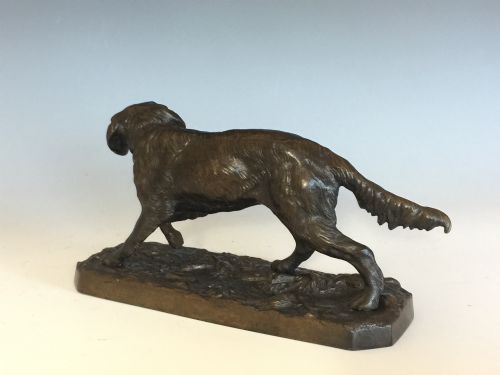 ANTIQUE BRONZE RETRIEVER DOG AFTER PJ MENE RETAILED BY JJ MECHI - ADDITIONAL PHOTO 6
