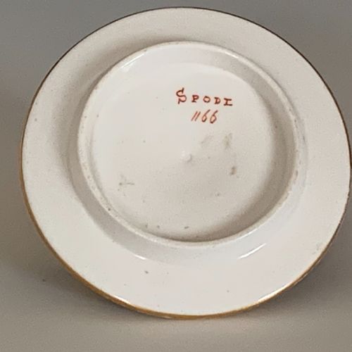 ANTIQUE SPODE MINIATURE TAPERSTICK - ADDITIONAL PHOTO 3
