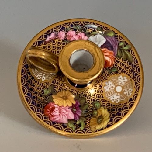 ANTIQUE SPODE MINIATURE TAPERSTICK - ADDITIONAL PHOTO 4