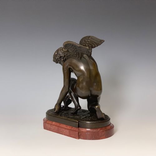 BRONZE 'L'AMOUR AU PAPILLON' AFTER ANTOINEDENISCHAUDET - ADDITIONAL PHOTO 1