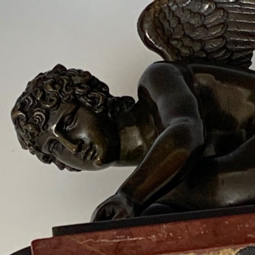 BRONZE 'L'AMOUR AU PAPILLON' AFTER ANTOINEDENISCHAUDET - ADDITIONAL PHOTO 5