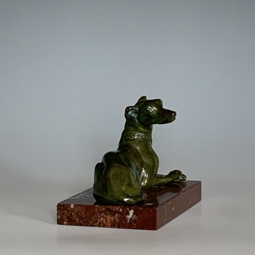 BRONZE MARBLE DESK PAPER WEIGHT - ADDITIONAL PHOTO 1