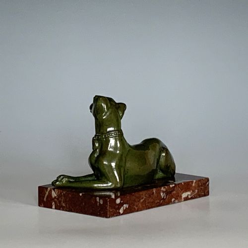 BRONZE MARBLE DESK PAPER WEIGHT - ADDITIONAL PHOTO 2