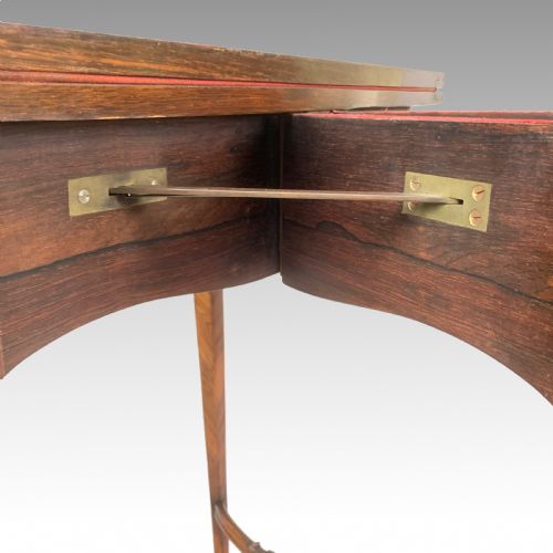 ANTIQUE FRENCH NAPOLEON III MARQUETRY CARD TABLE - ADDITIONAL PHOTO 2