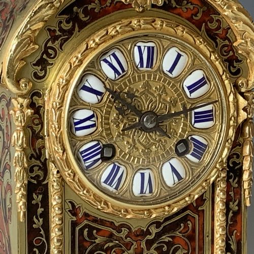ANTIQUE LOUIS XIV STYLE BOULLE CLOCK - ADDITIONAL PHOTO 1