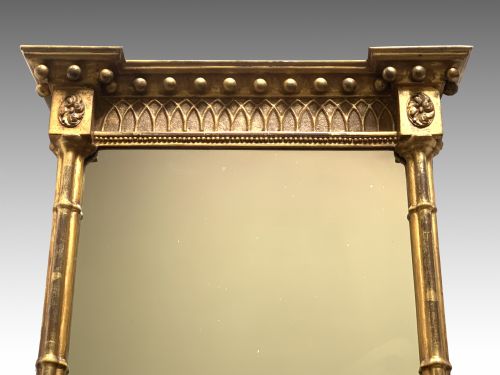 ANTIQUE GEORGE IV GILTWOOD PIER MIRROR - ADDITIONAL PHOTO 1