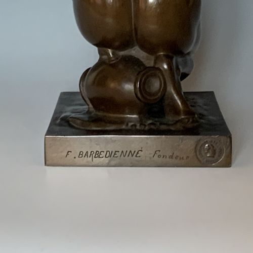 F BARBEDIENNE GRAND TOUR BRONZE FIGURE OF THE 'CROUCHING VENUS' - ADDITIONAL PHOTO 7