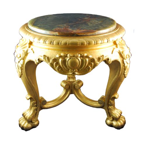 antique french napoleon iii giltwood stand - CATEGORY: ANTIQUE MISCELLANEOUS - DATED 1870