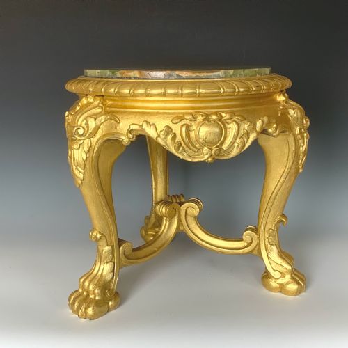 ANTIQUE FRENCH NAPOLEON III GILTWOOD STAND - ADDITIONAL PHOTO 1