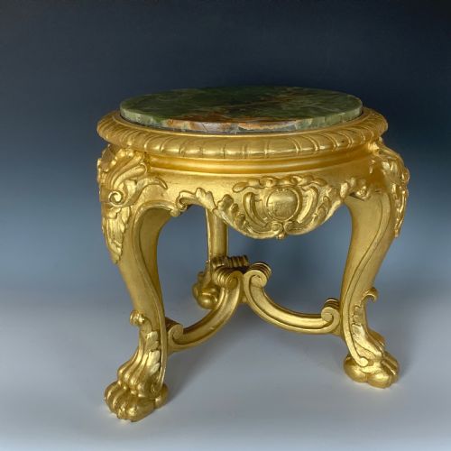 ANTIQUE FRENCH NAPOLEON III GILTWOOD STAND - ADDITIONAL PHOTO 2