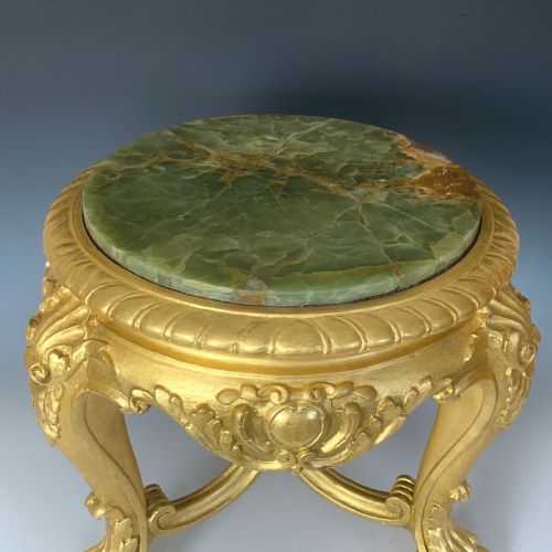 ANTIQUE FRENCH NAPOLEON III GILTWOOD STAND - ADDITIONAL PHOTO 4