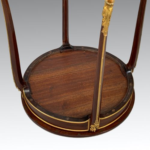 FRENCH LOUIS XVI STYLE MAHOGANY ORMOLU MOUNTED CENTRE TABLE - ADDITIONAL PHOTO 5
