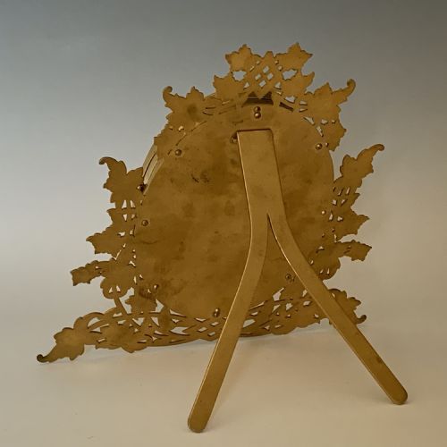 VICTORIAN ORMOLU AGATE MOUNTED PHOTOGRAPH FRAME - ADDITIONAL PHOTO 5