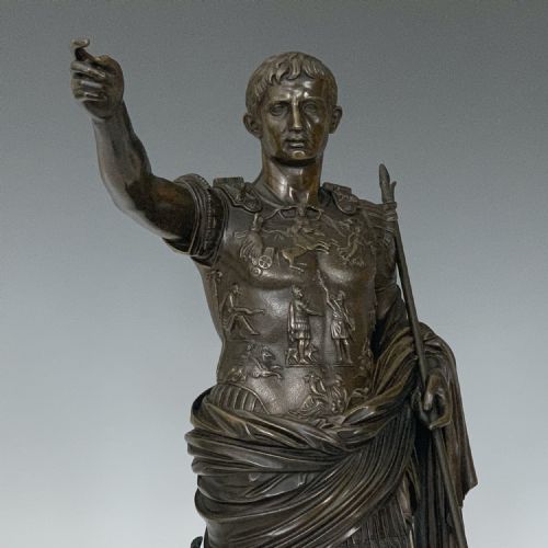 AUGUSTUS OF PRIMA PORTA GRAND TOUR BRONZE - ADDITIONAL PHOTO 1